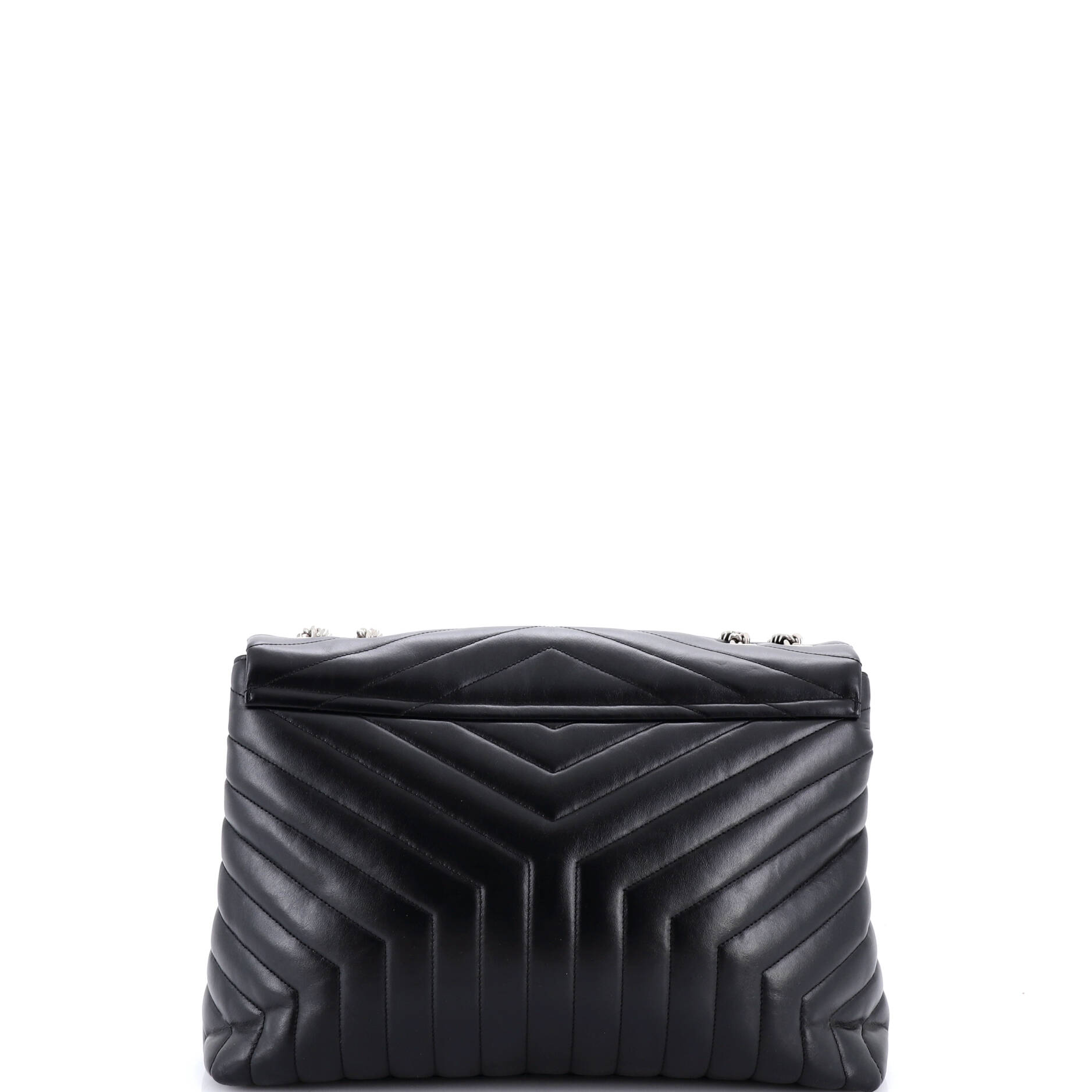 Loulou Shoulder Bag Matelasse Chevron Leather Large