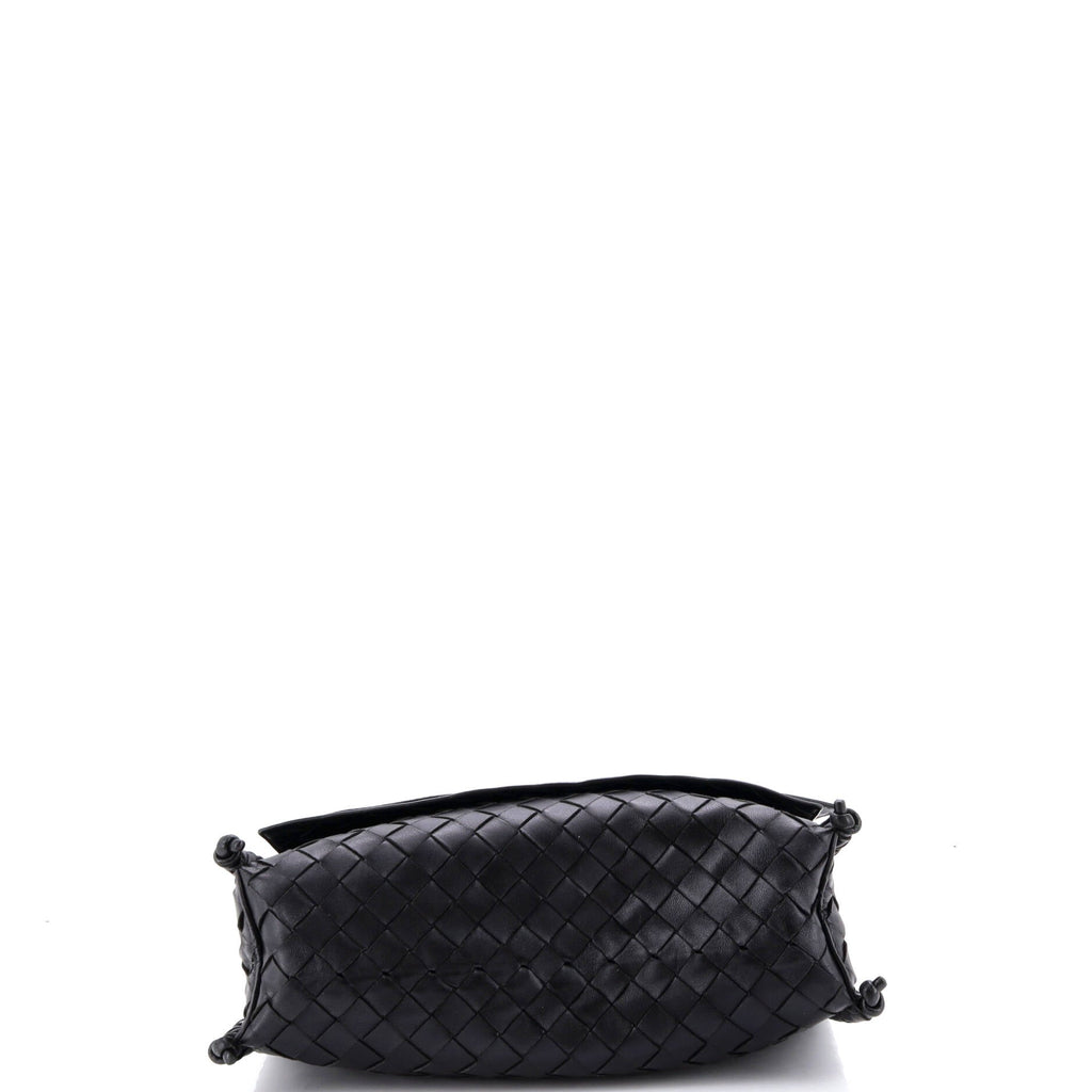 Knot Strap Shoulder Bag Intrecciato Leather Medium