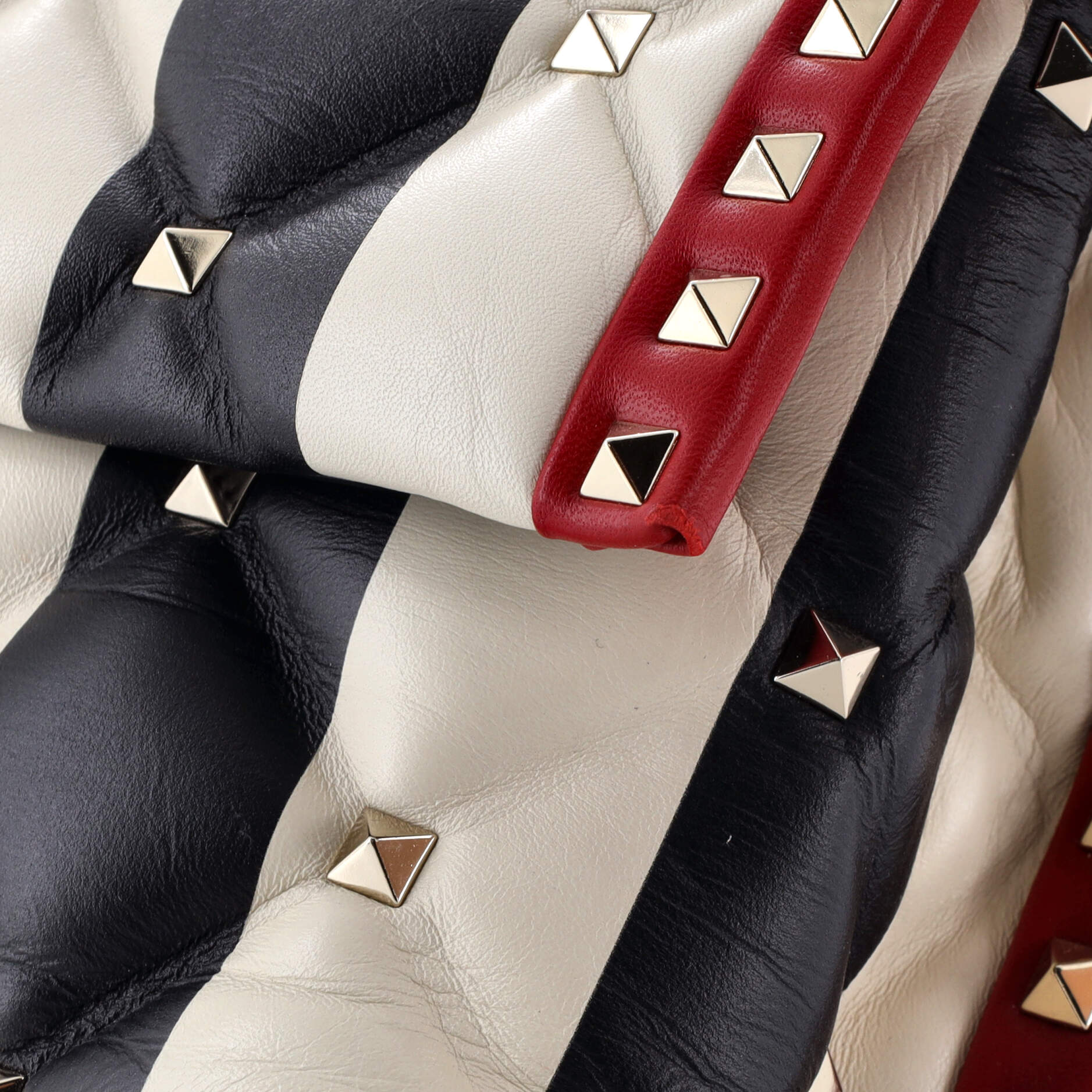 Candystud Top Handle Bag Leather Medium