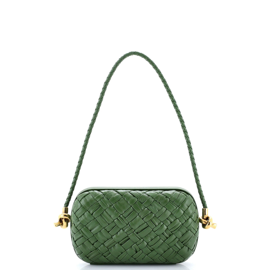Knot Minaudiere on Strap Intrecciato Leather