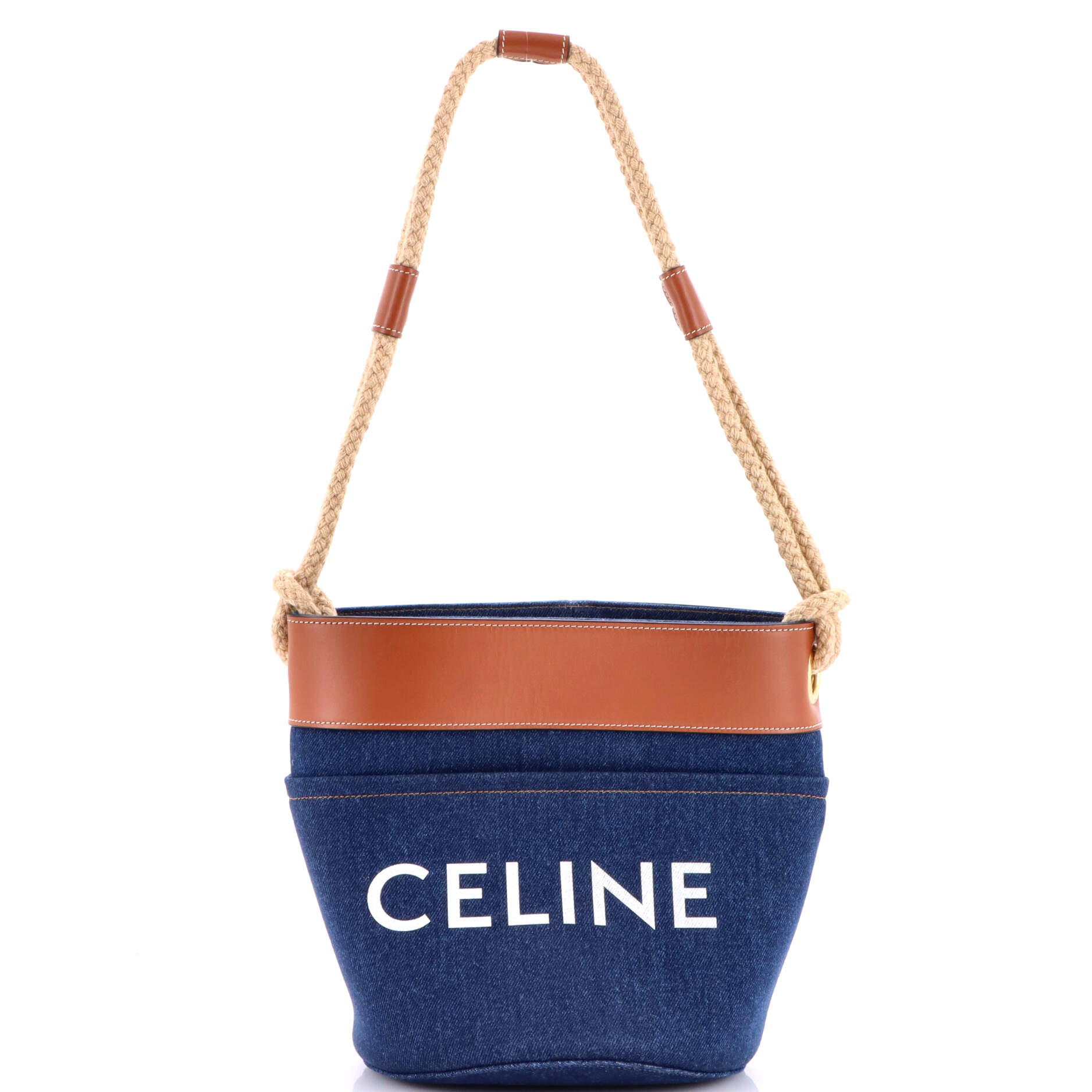 Rope Bucket Bag Denim Small