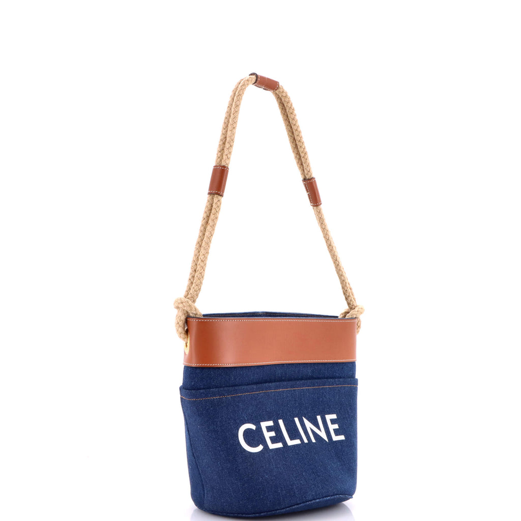 Rope Bucket Bag Denim Small