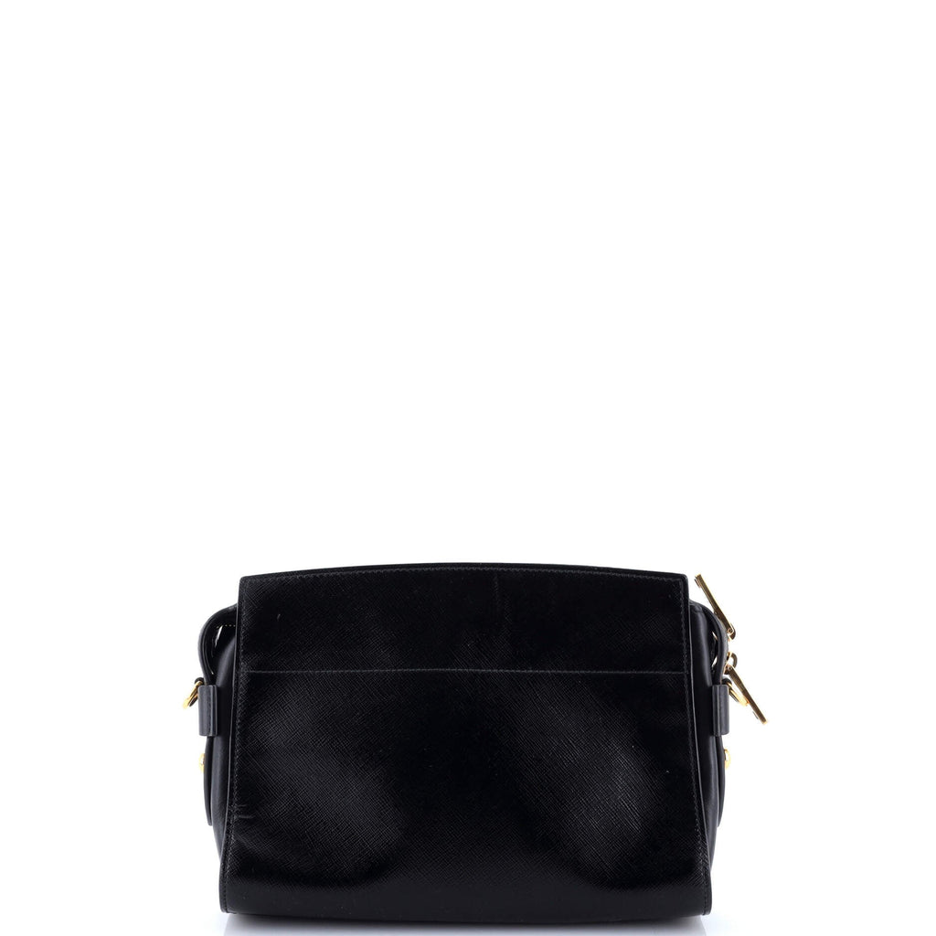 Esplanade Crossbody Bag Vernice Saffiano with City Calf Small