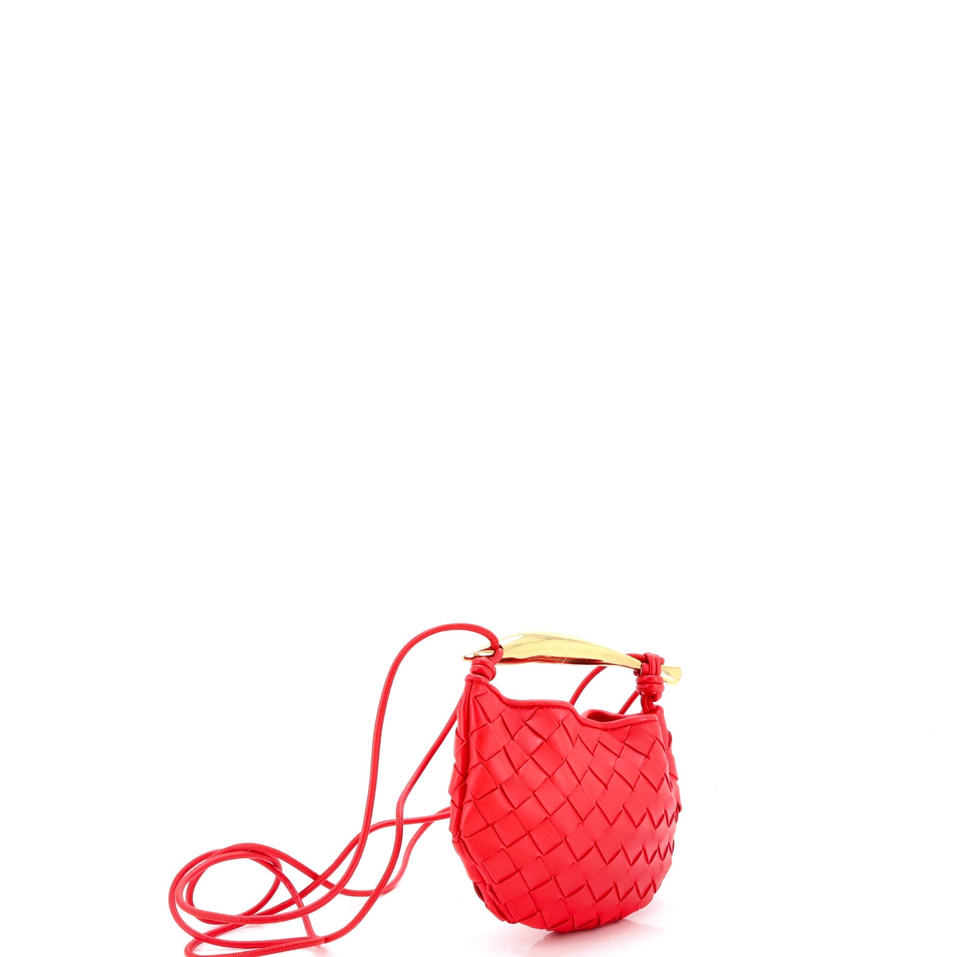 Sardine Top Handle Bag Intrecciato Nappa Mini