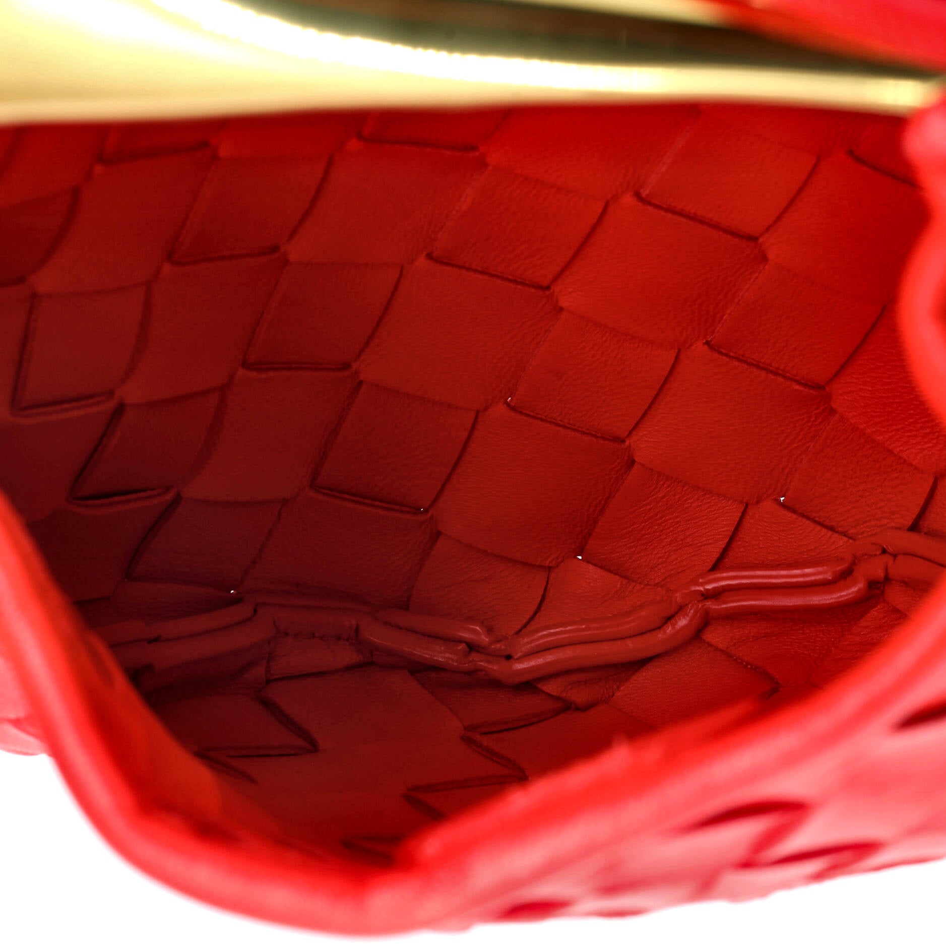 Sardine Top Handle Bag Intrecciato Nappa Mini