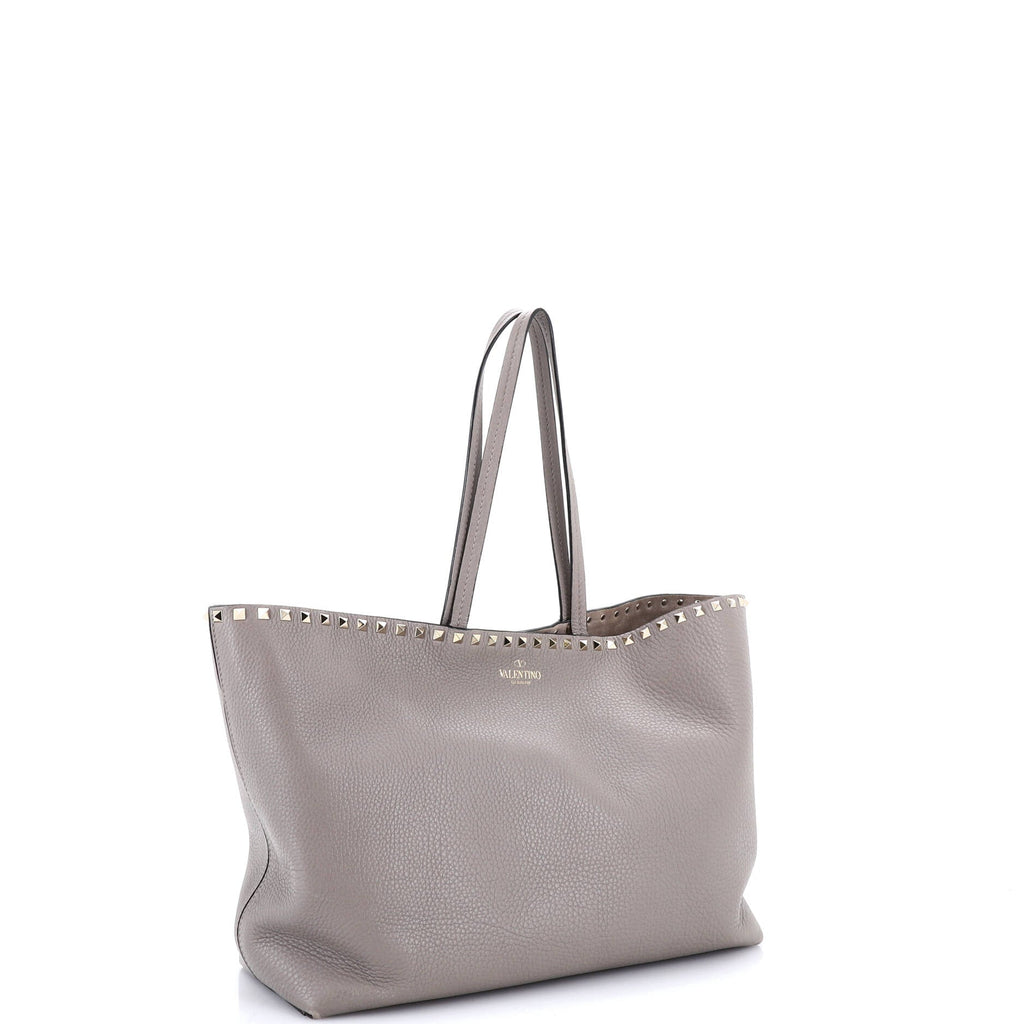 Rockstud Shopper Tote Leather Large