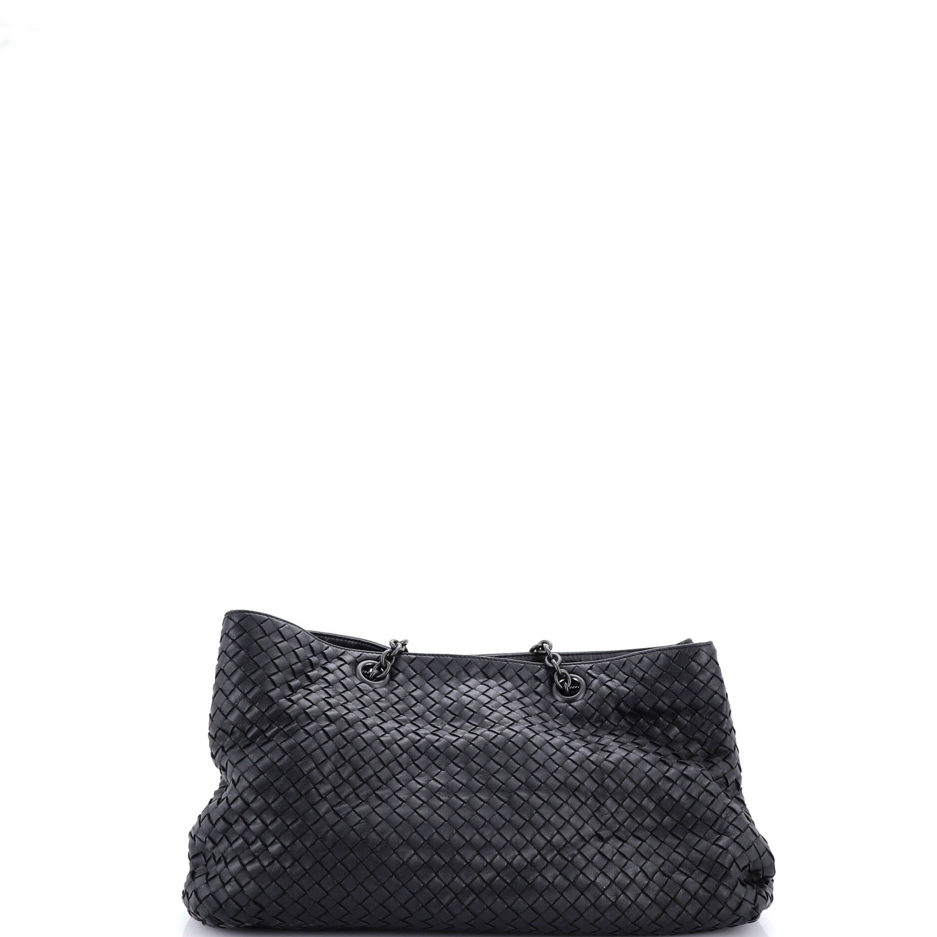 Double Chain Tote Intrecciato Nappa Large