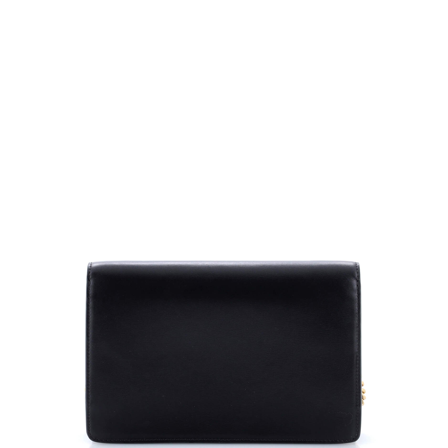 Margo Triomphe Wallet on Chain Leather