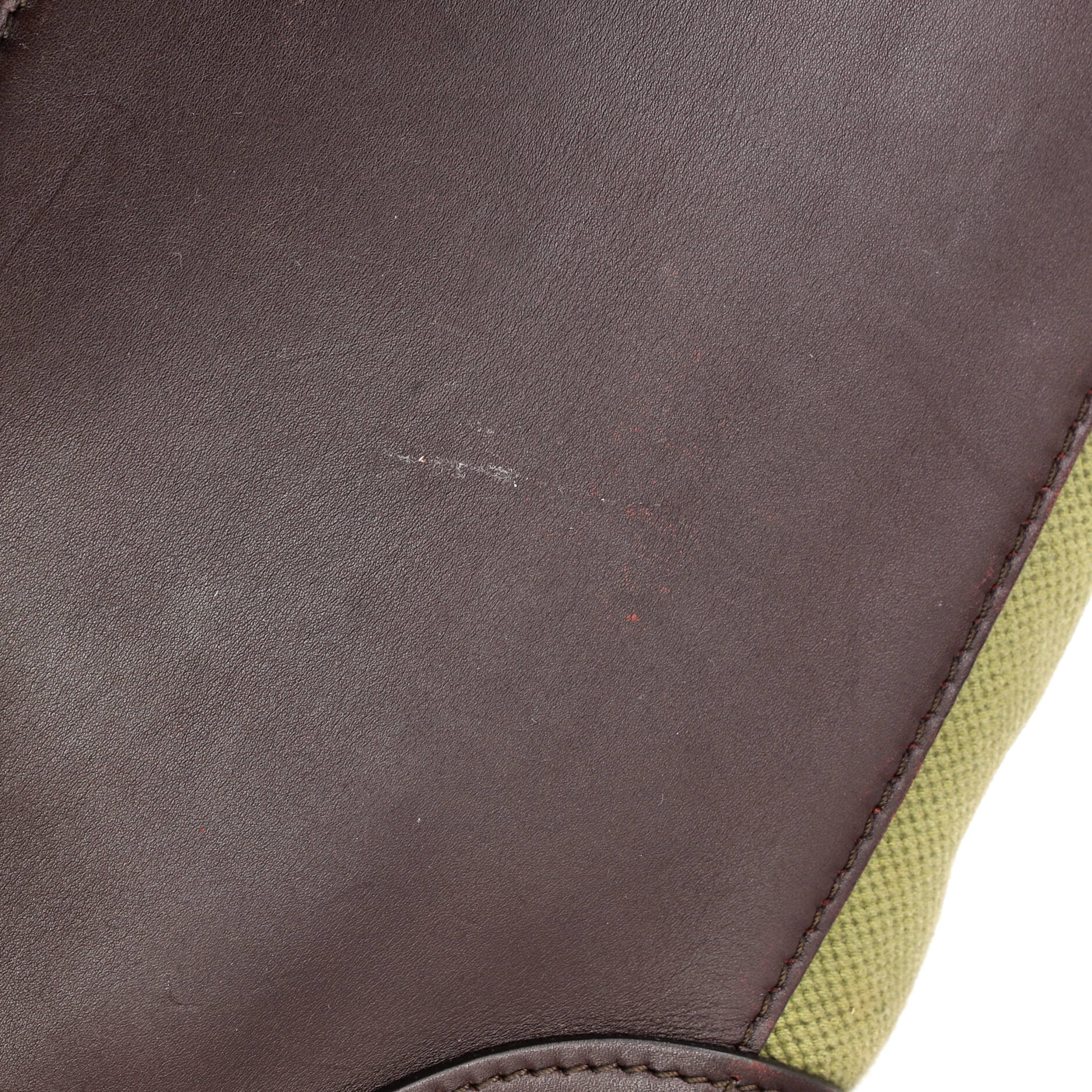 Luggage Bag Canvas and Leather Mini