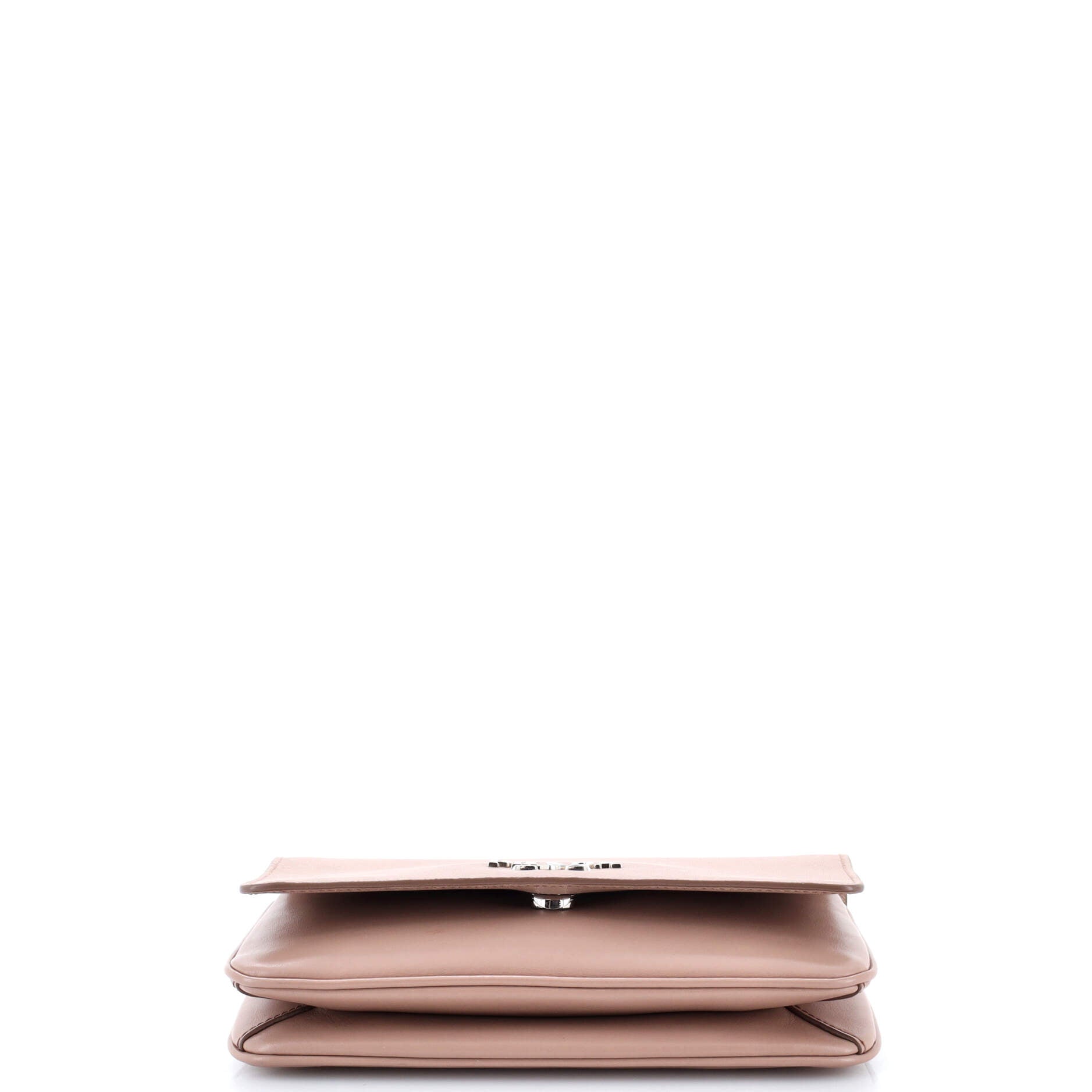 Chain Flap Crossbody Bag Saffiano and Soft Calf Small