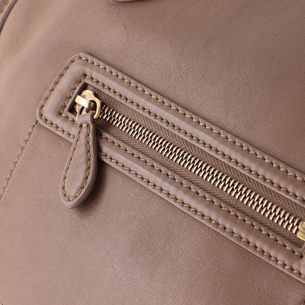 Shoulder Luggage Bag Leather