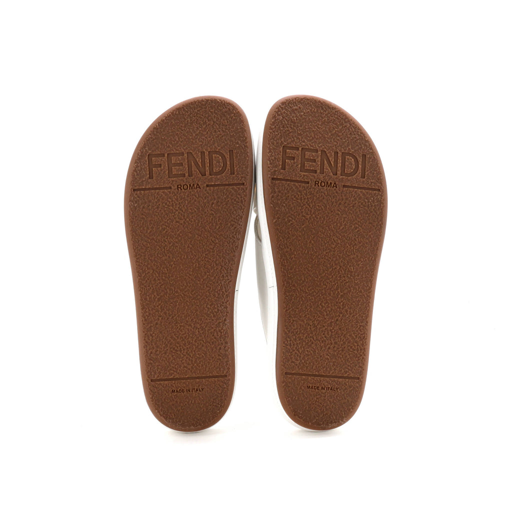 Women's Fendigraphy Slide Sandals Leather