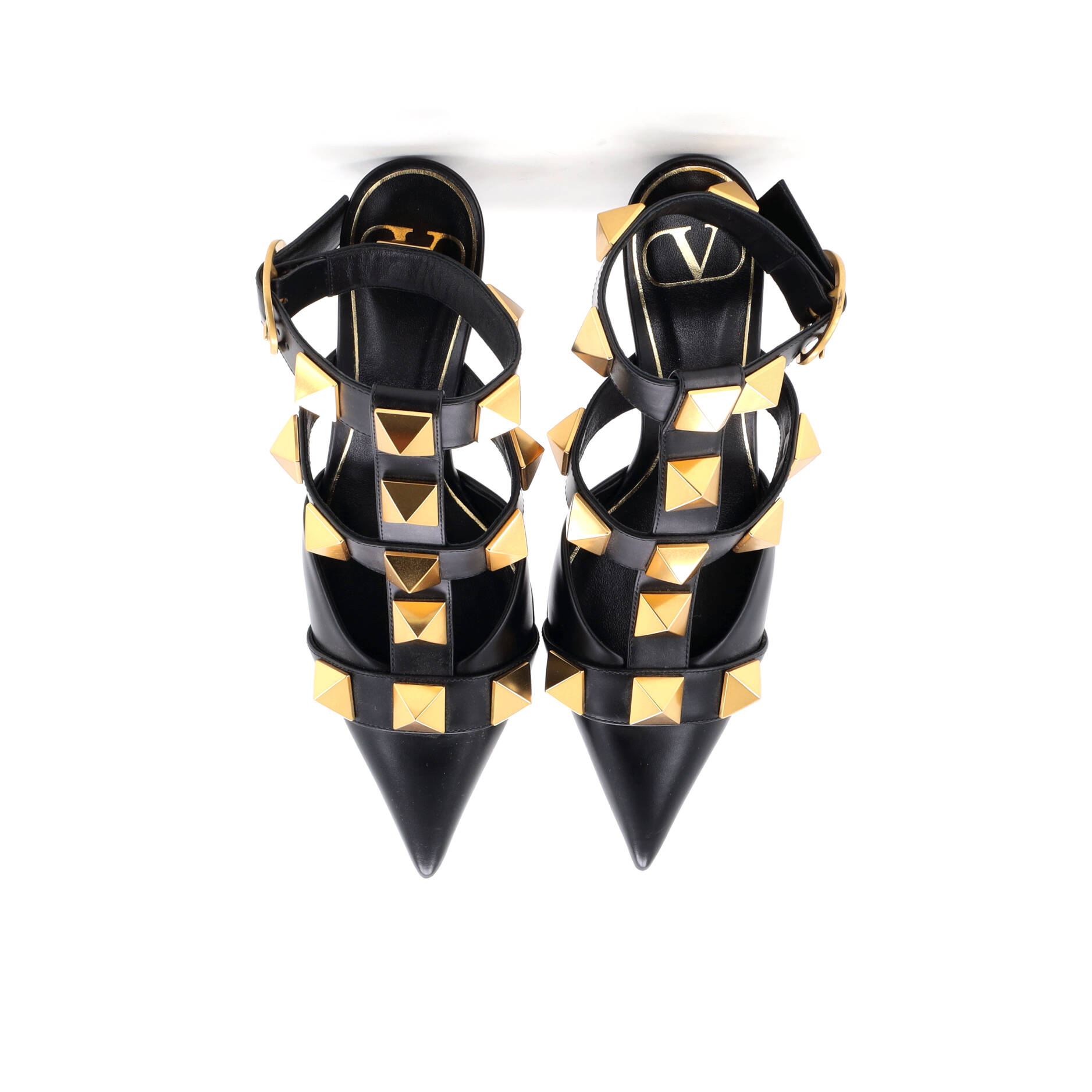 Women's Roman Stud Pumps Leather