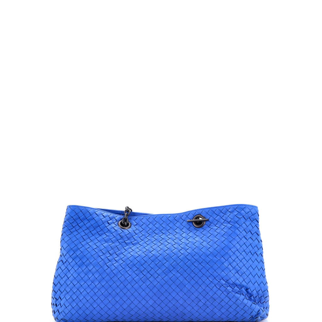 Double Chain Tote Intrecciato Nappa Large