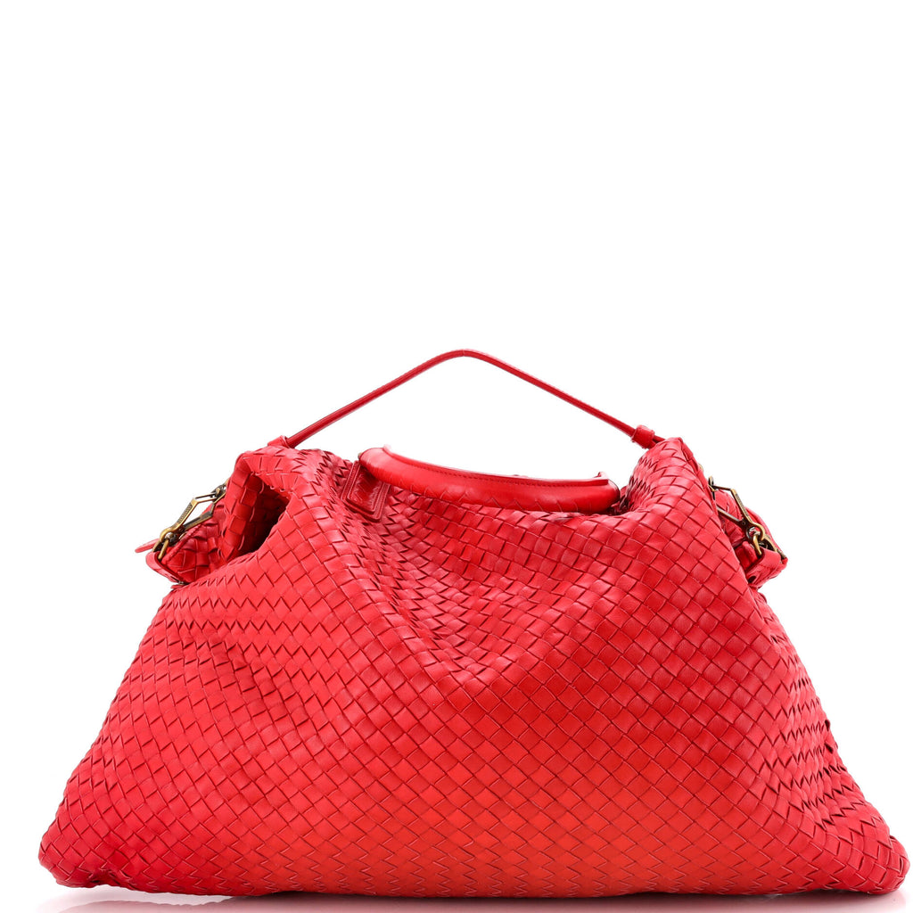 Convertible Satchel Intrecciato Nappa Maxi