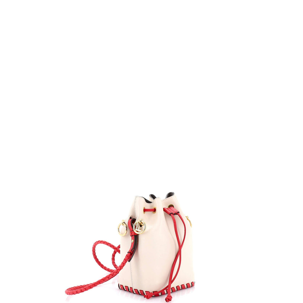 Mon Tresor Bucket Bag Whipstitch Leather Mini