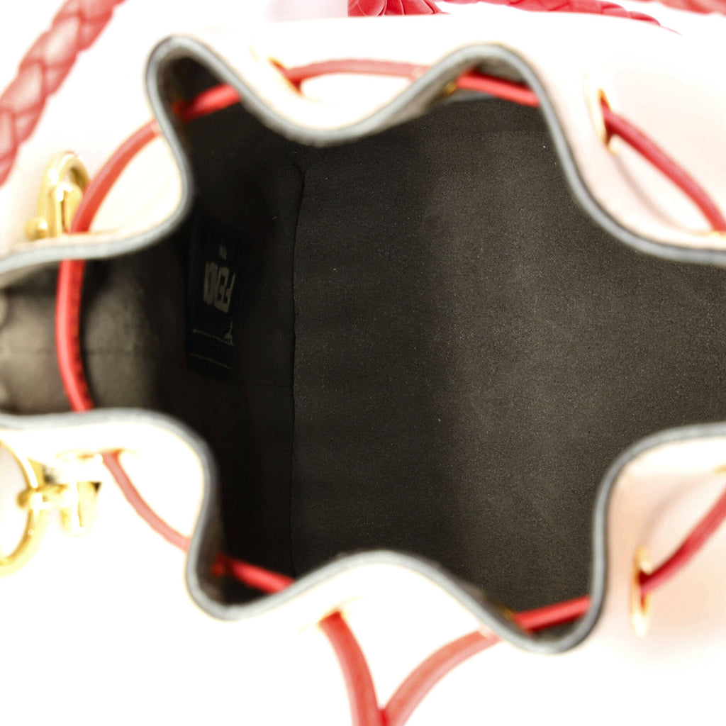 Mon Tresor Bucket Bag Whipstitch Leather Mini