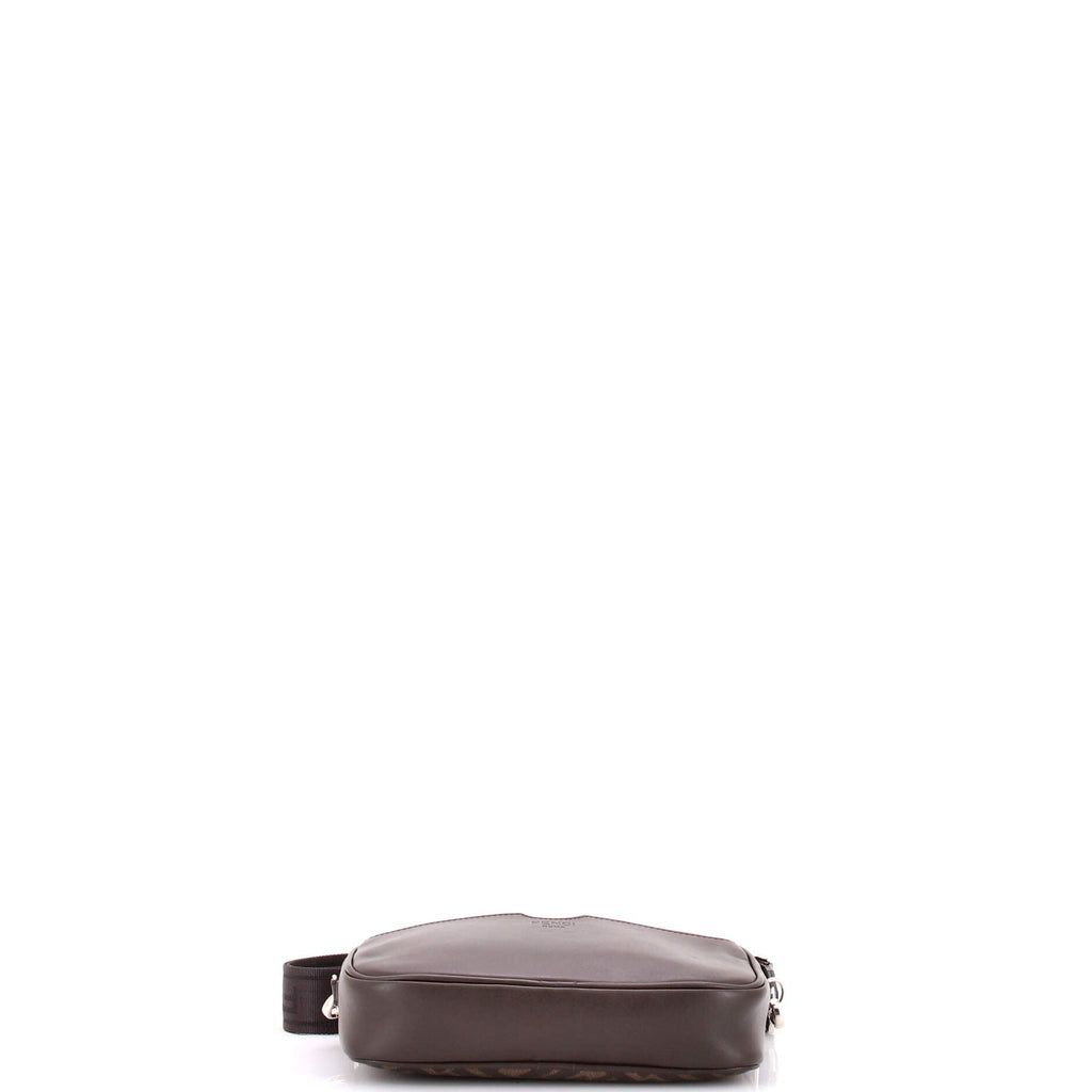 Logo Camera Case Bag Zucca Coated Canvas Medium