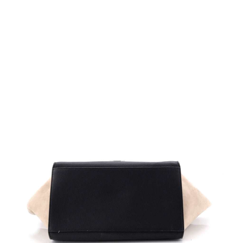 Trapeze Bag Leather with Patent Small