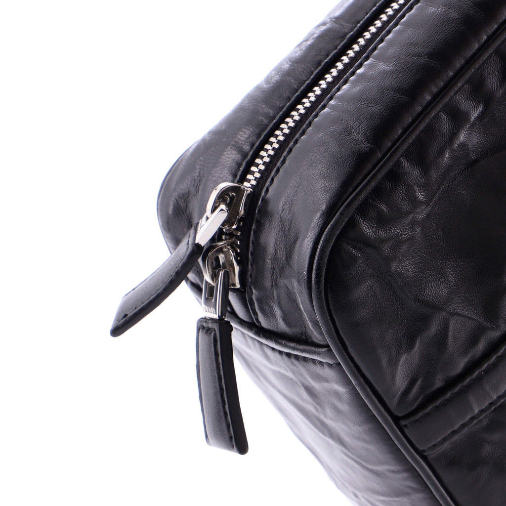 Re-Edition Top Handle Bauletto Bag Nappa Antique Medium