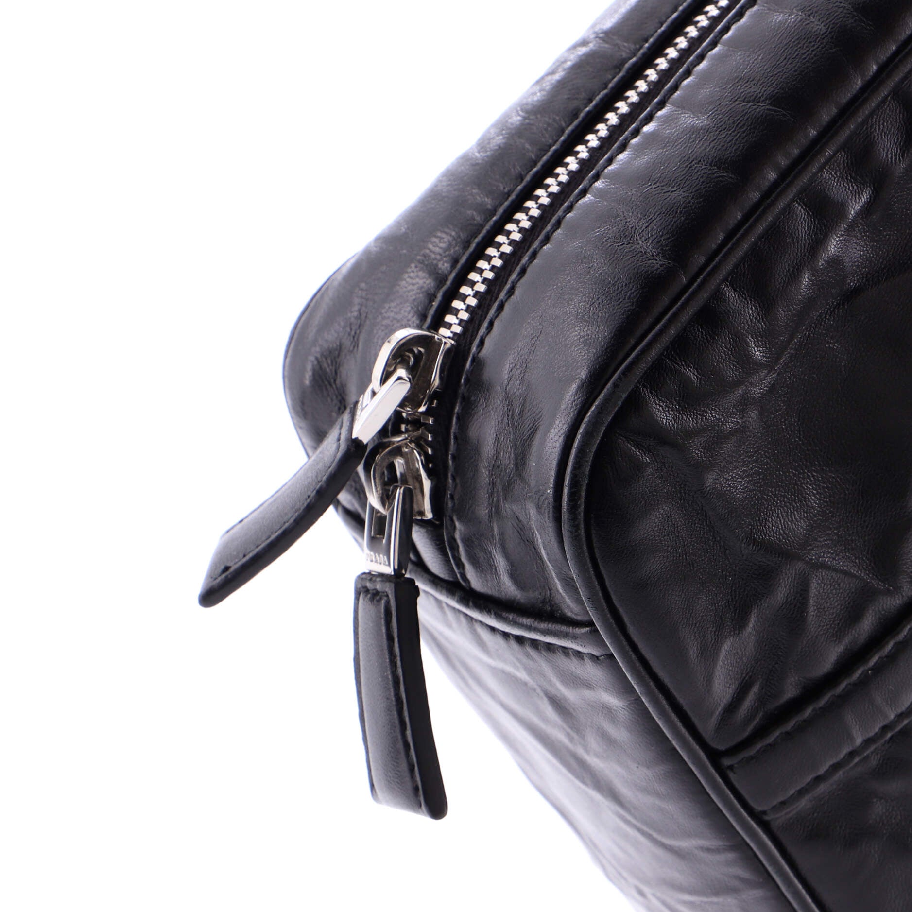 Re-Edition Top Handle Bauletto Bag Nappa Antique Medium
