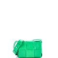 Cassette Crossbody Bag Maxi Intrecciato Leather Candy