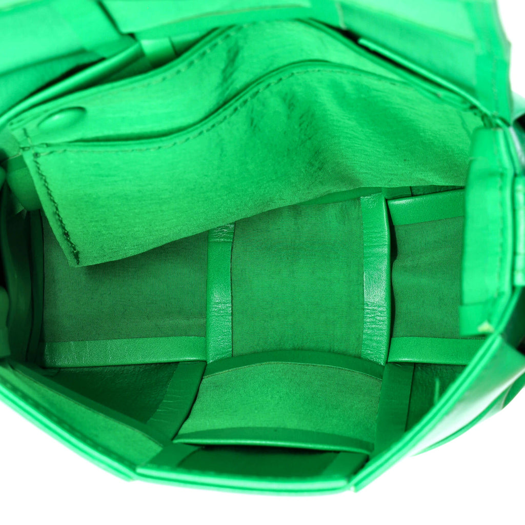 Cassette Crossbody Bag Maxi Intrecciato Leather Candy