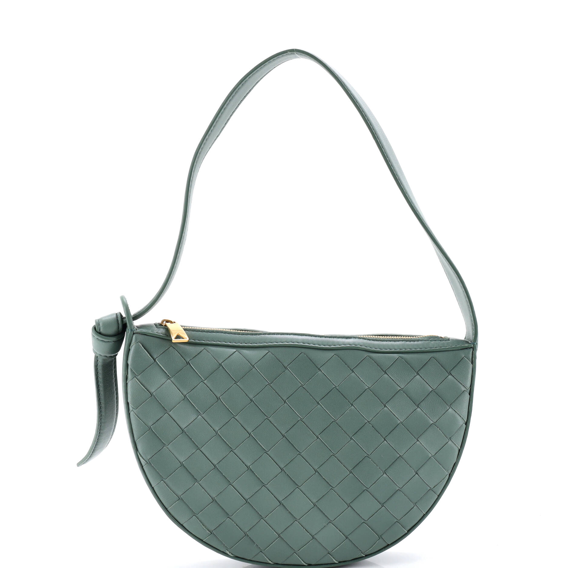 Sunrise Shoulder Bag Intrecciato Leather Mini