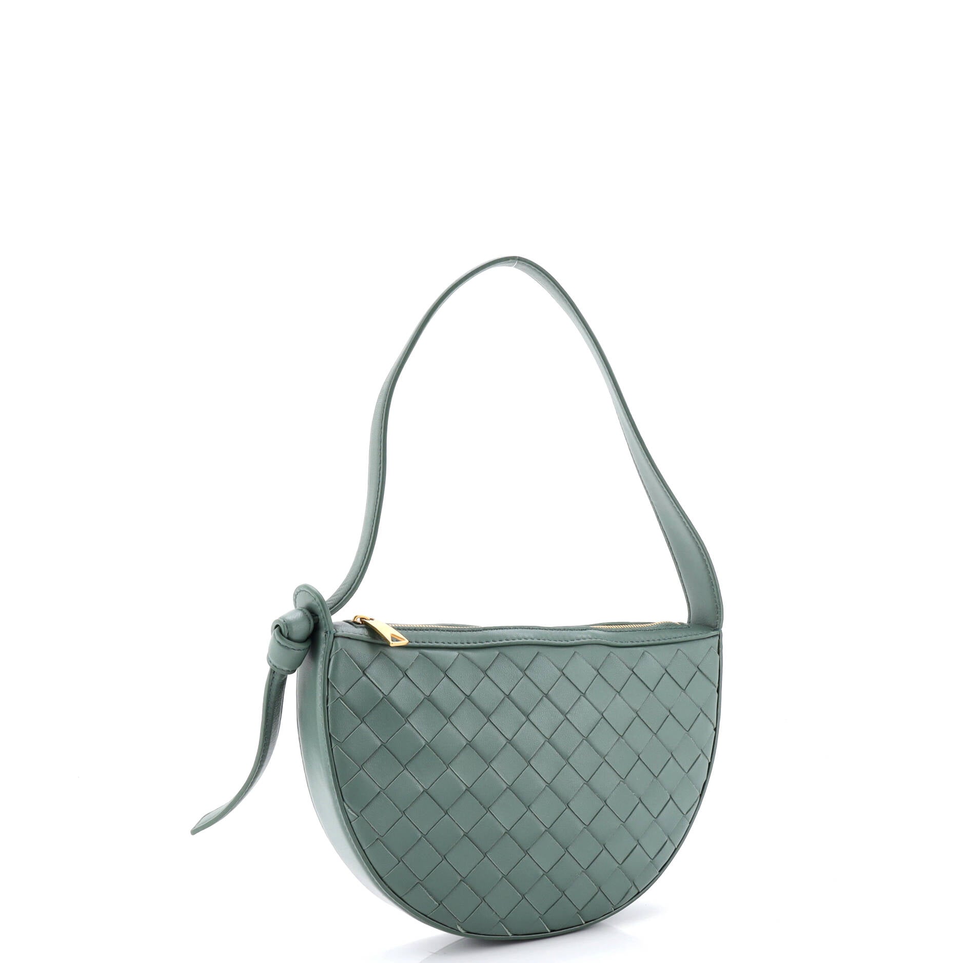 Sunrise Shoulder Bag Intrecciato Leather Mini