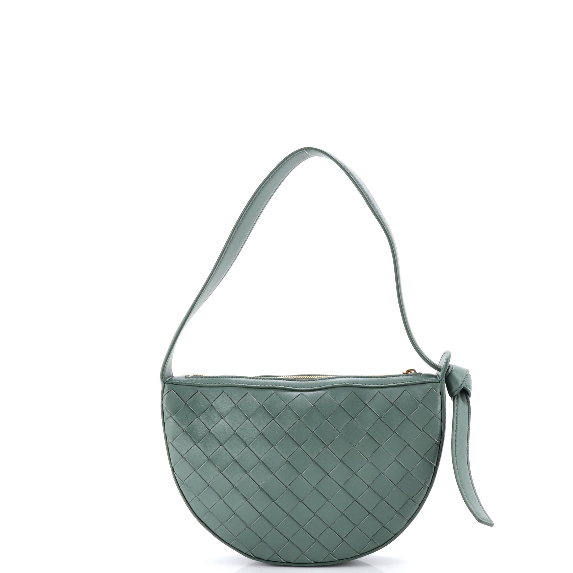 Sunrise Shoulder Bag Intrecciato Leather Mini