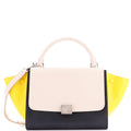 Tricolor Trapeze Bag Leather Small