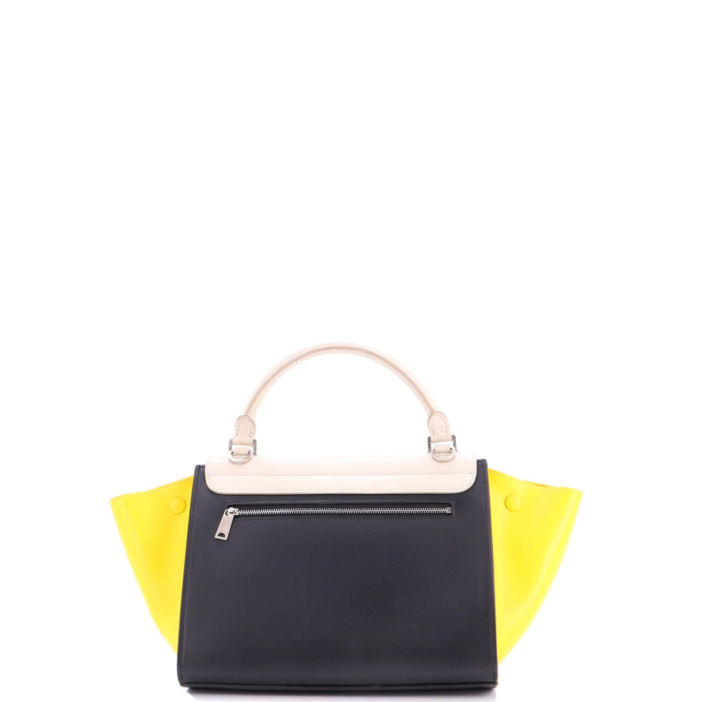 Tricolor Trapeze Bag Leather Small