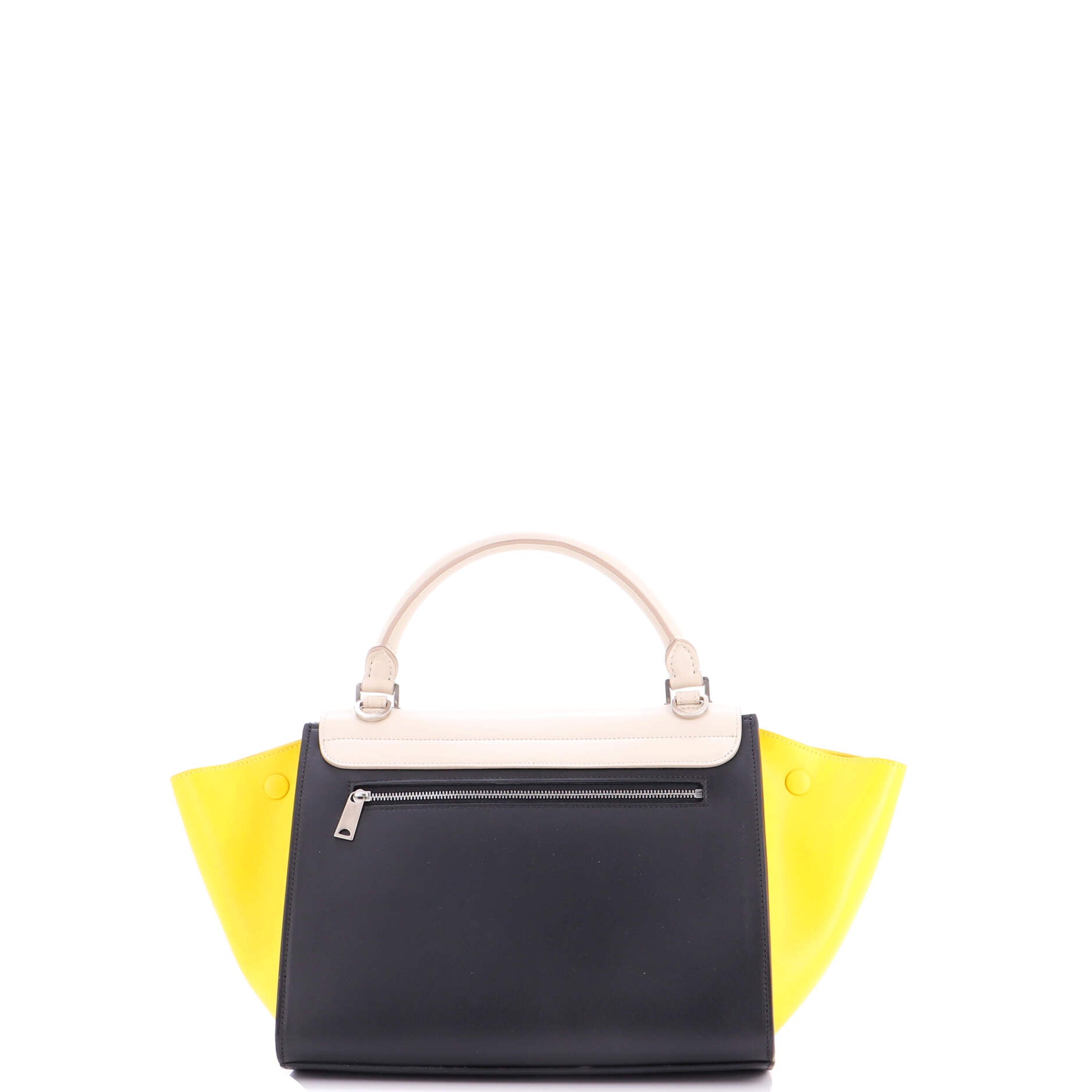 Tricolor Trapeze Bag Leather Small