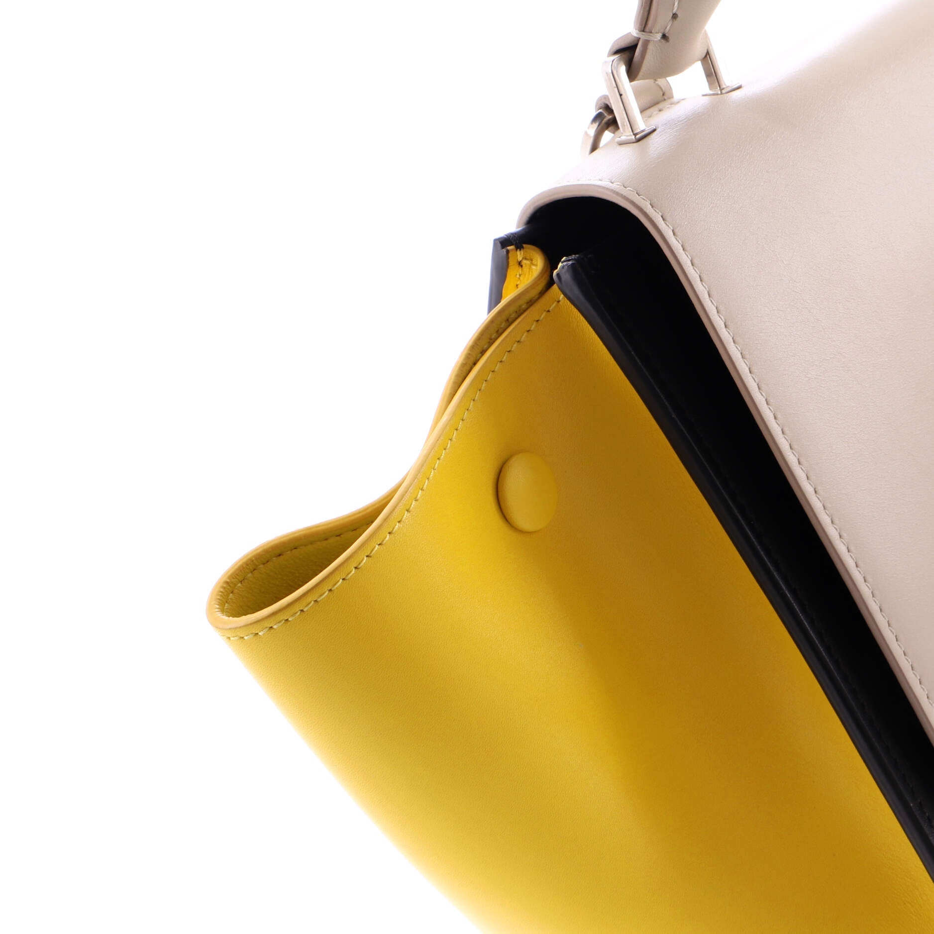 Tricolor Trapeze Bag Leather Small