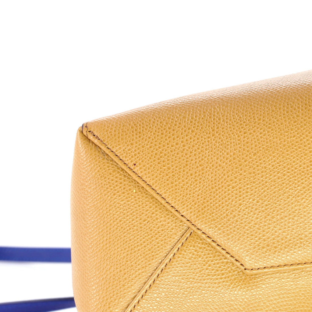 Vertical Bi-Cabas Tote Grained Calfskin Small