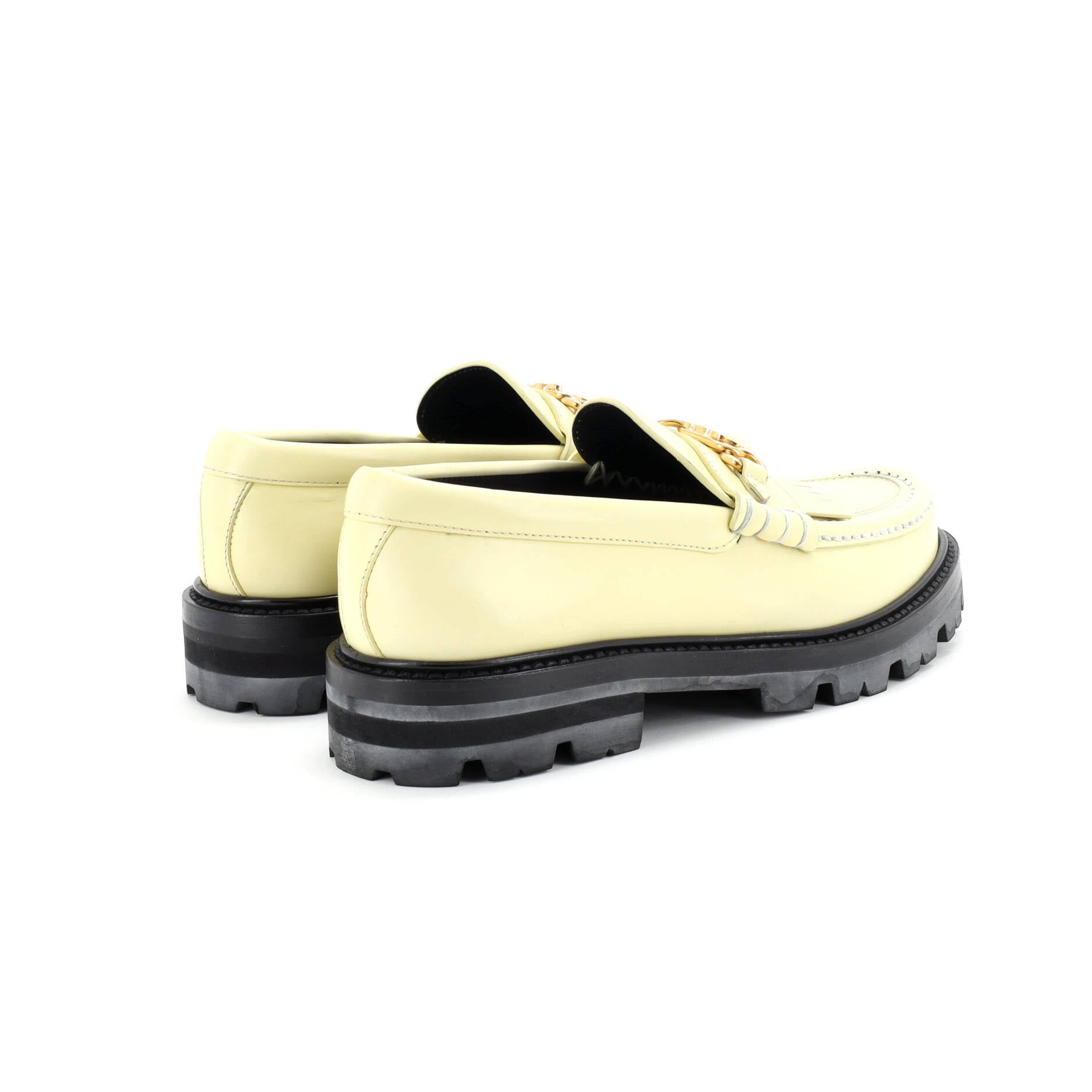 Women's Triomphe Chain Margaret Loafers Leather