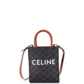 Vertical Cabas Tote Triomphe Coated Canvas Mini