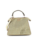 Peekaboo ISeeU Bag Zucca Crystal Embellished Suede Petite