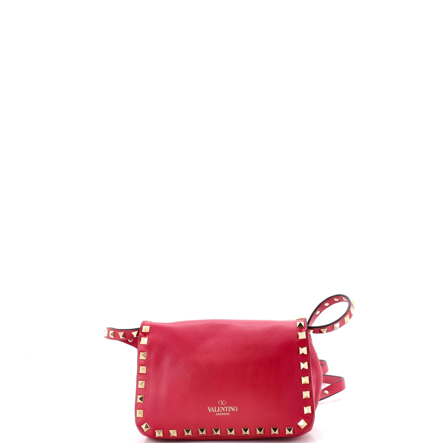 Rockstud Flip Lock Flap Bag Leather Mini
