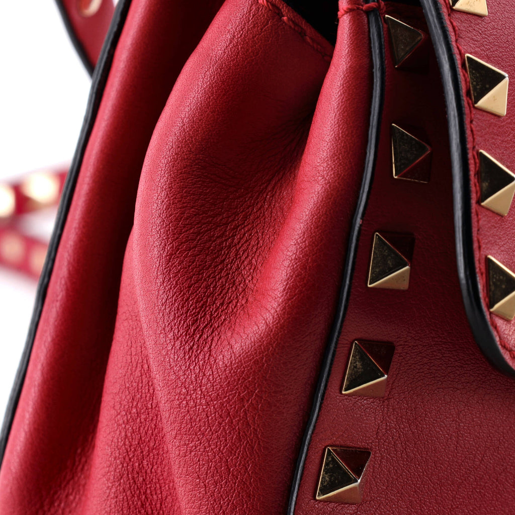 Rockstud Flip Lock Flap Bag Leather Mini