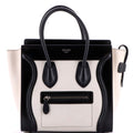 Bicolor Luggage Bag Lizard and Leather Micro