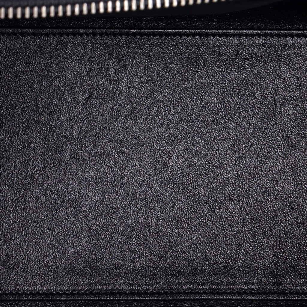 Bicolor Luggage Bag Lizard and Leather Micro