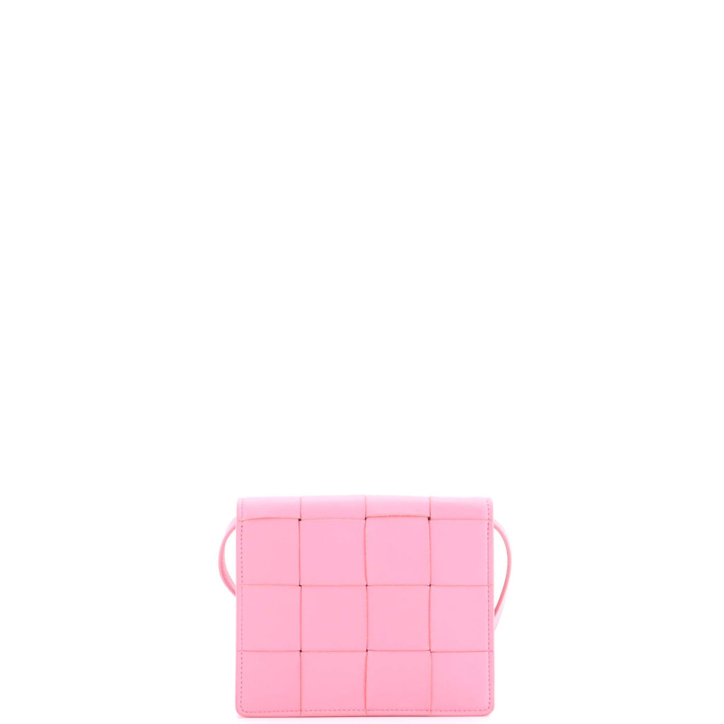Cassette Crossbody Bag Maxi Intrecciato Leather Mini
