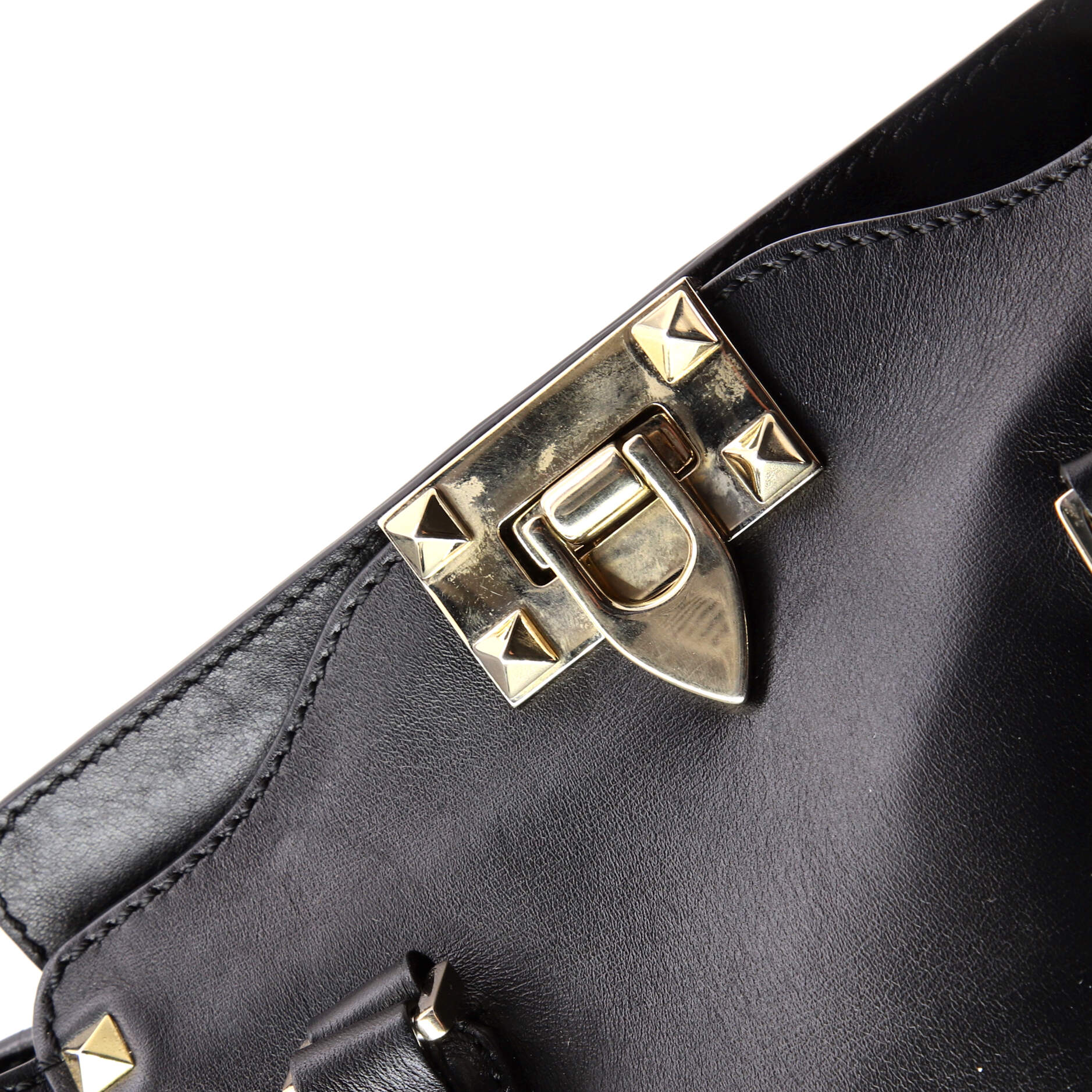 Rockstud Tote Rigid Leather Mini