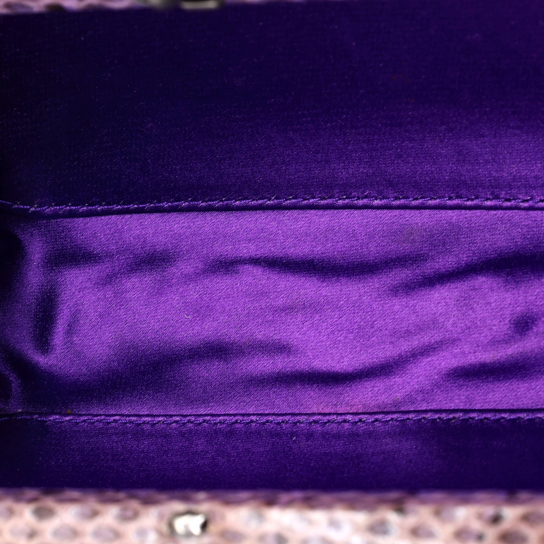 Box Knot Clutch Intrecciato Satin Small