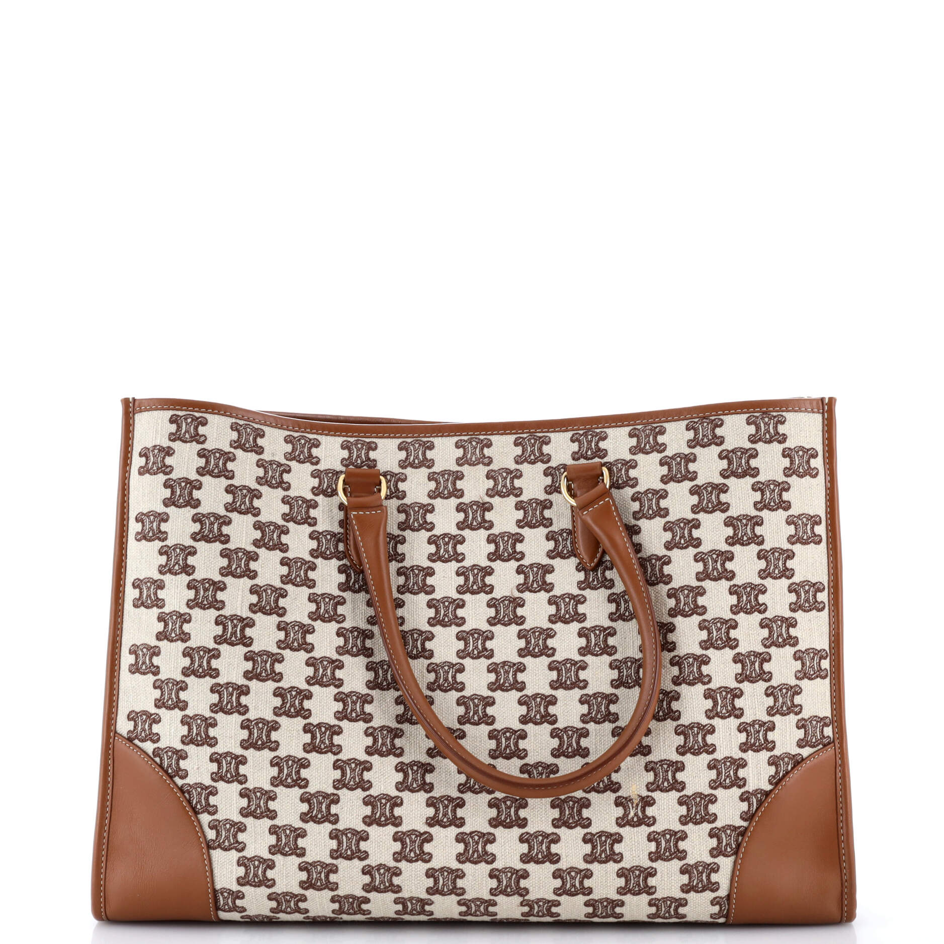 Horizontal Cabas Tote Triomphe Canvas