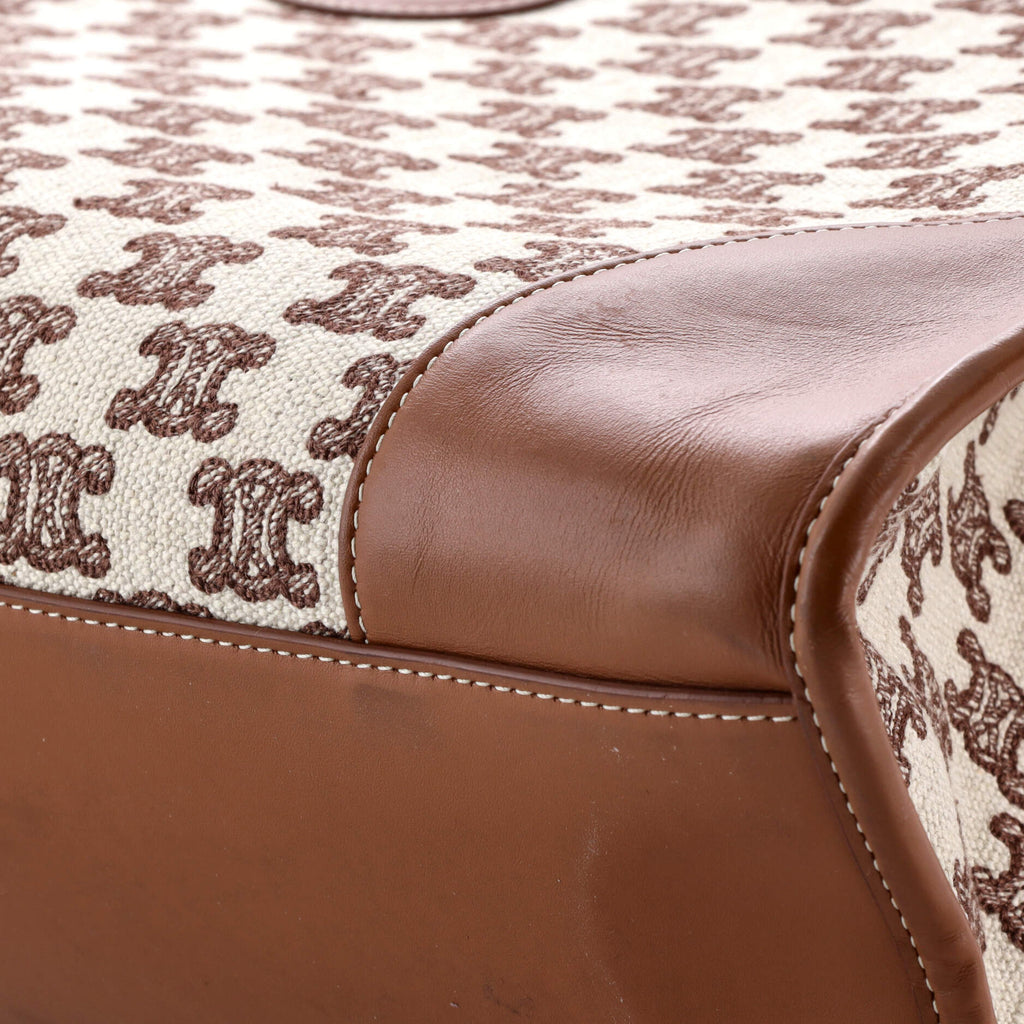Horizontal Cabas Tote Triomphe Canvas