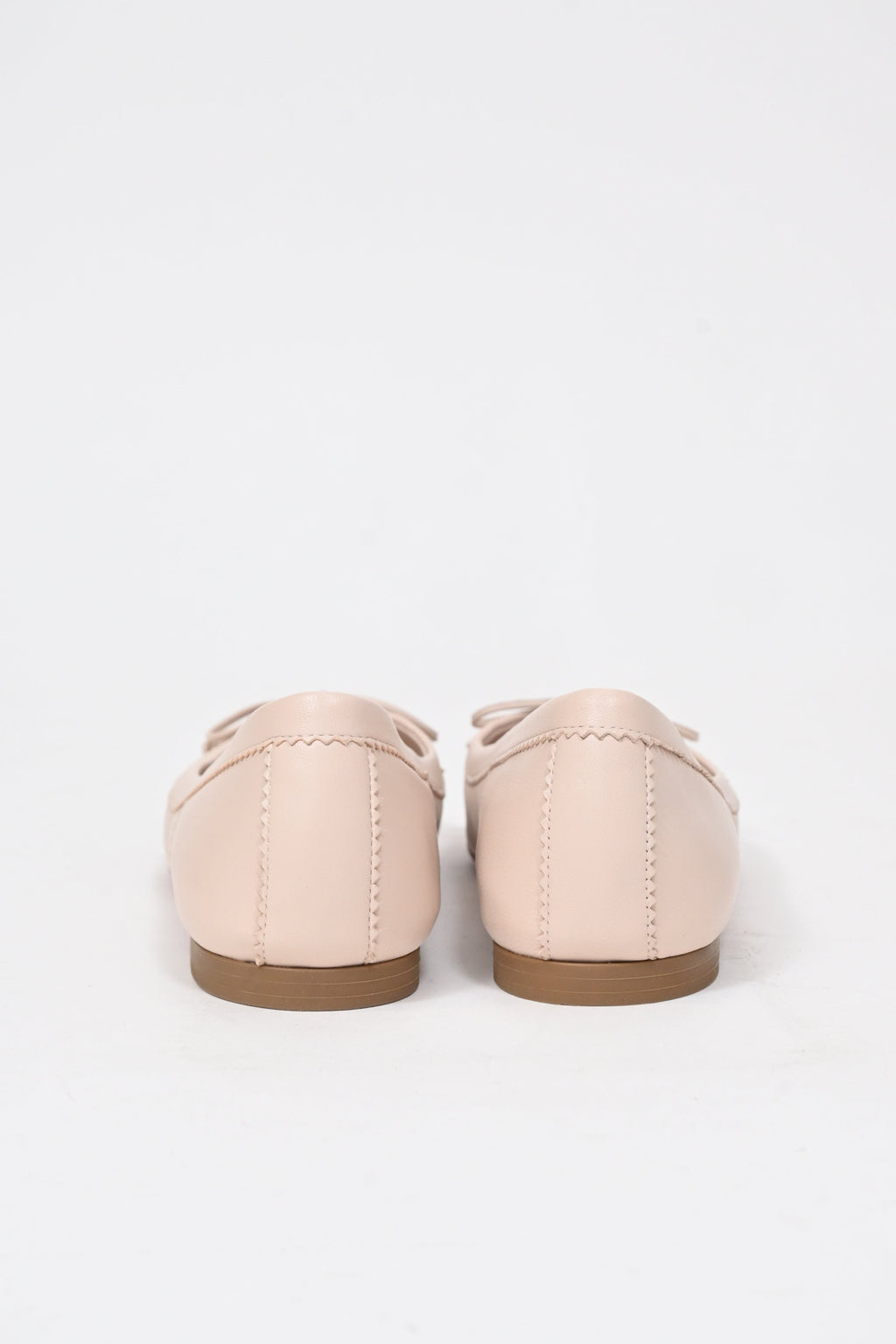 Christian Louboutin Mamadrague Ballet Flats in Beige Leather