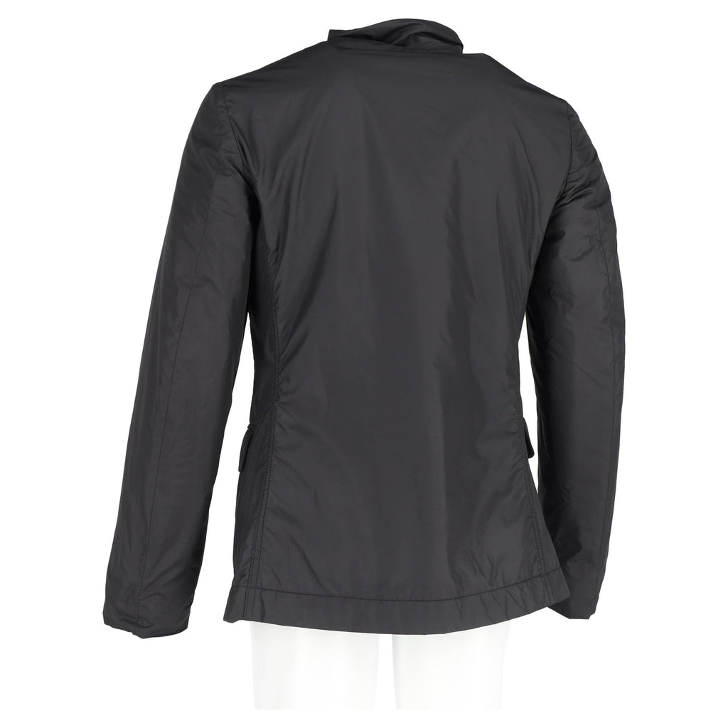 Bottega Veneta Single-Breasted Blazer in Black Nylon