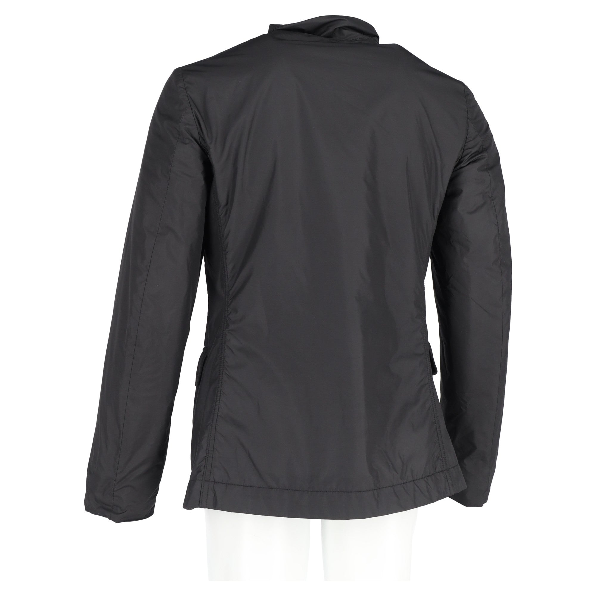 Bottega Veneta Single-Breasted Blazer in Black Nylon